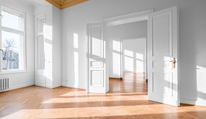 Beautifully painted doors and windows