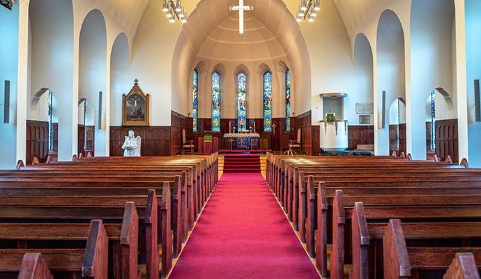 Beautiful church interior