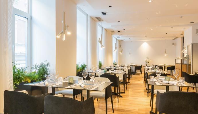 Beautiful restaurant interior