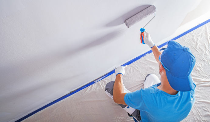 Commercial building interior painting