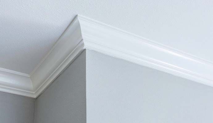 Painted crown molding