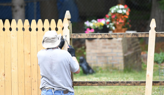 Fence installation