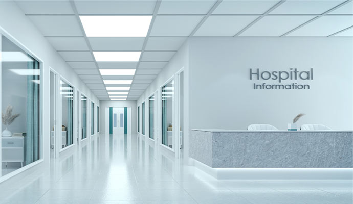painting in healthcare facility